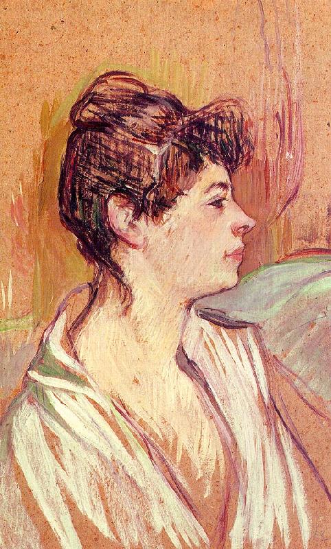  Henri  Toulouse-Lautrec Portrait of Marcelle Sweden oil painting art